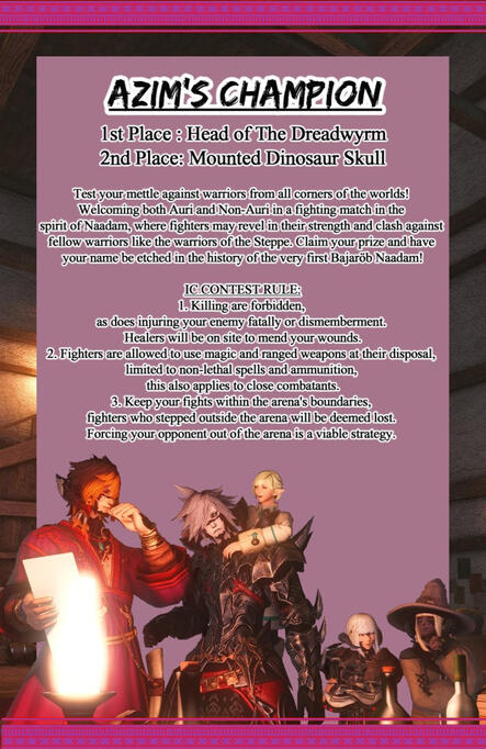 Poster for the Event &quot;Azim&#39;s Champion&quot;