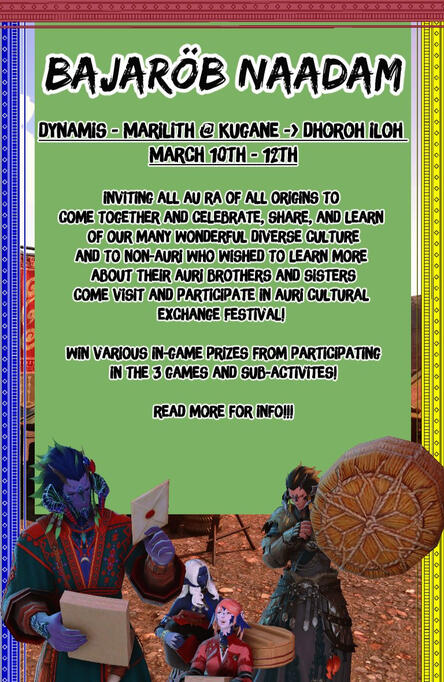 Event Poster for Bajaröb Naadam 2023