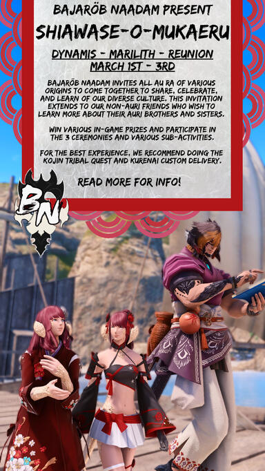 Event Poster for Shiawese-O-Mukaeru 2024