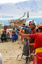 Mongolian Archery Competition in Bayan-Ölgii, by Bfreeproductions