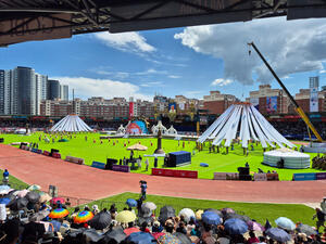 Naadam Festival 2024 Opening Ceremony @ National Sports Stadium, Khan-Uul, Ulaanbaatar, Mongolia, Image by Chongkian