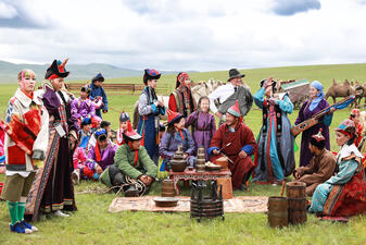 Naadam, Mongolian traditional festival, by J bayarmagnai
