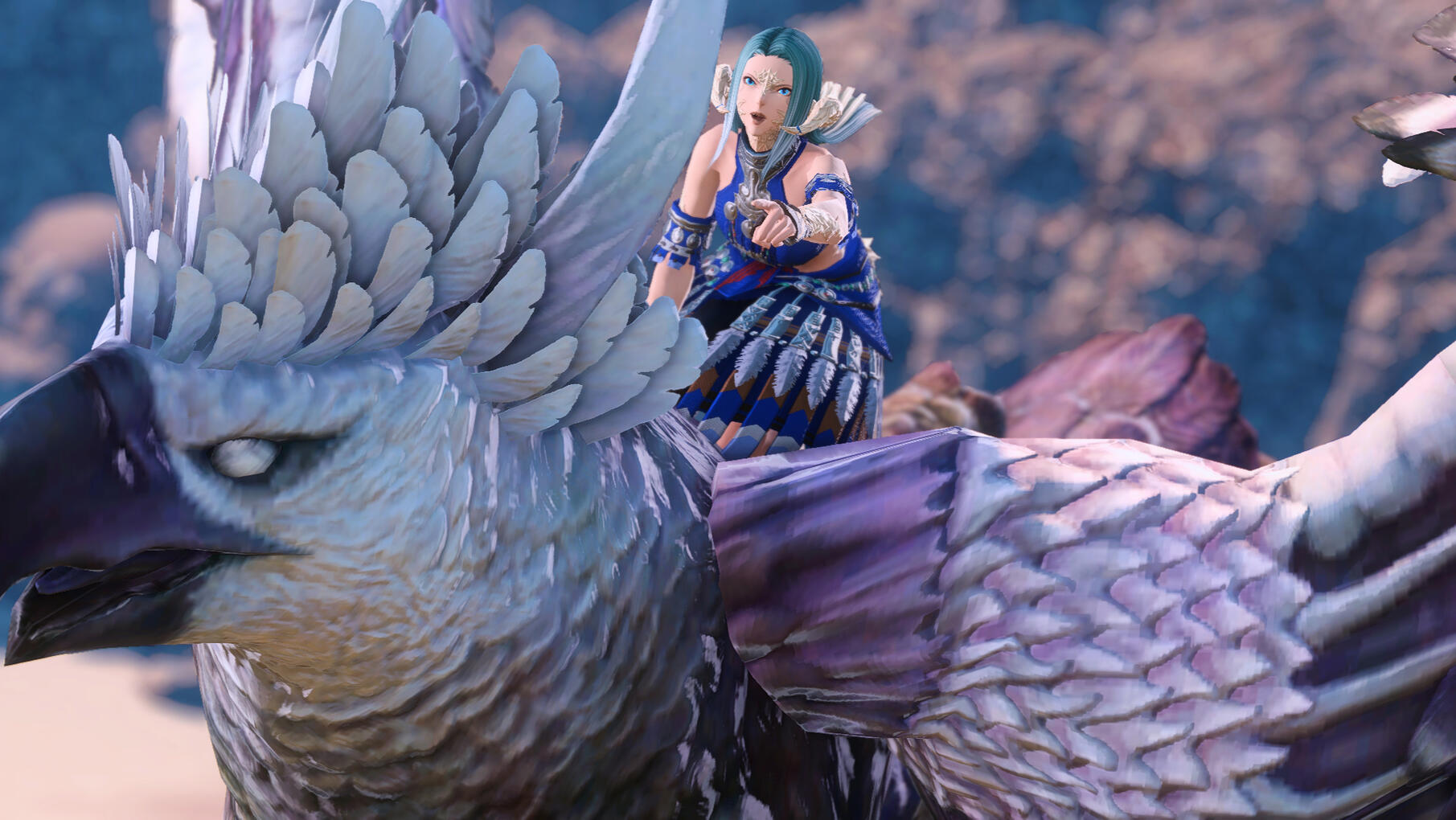 2023: Aranea Nikos with Senu during the race